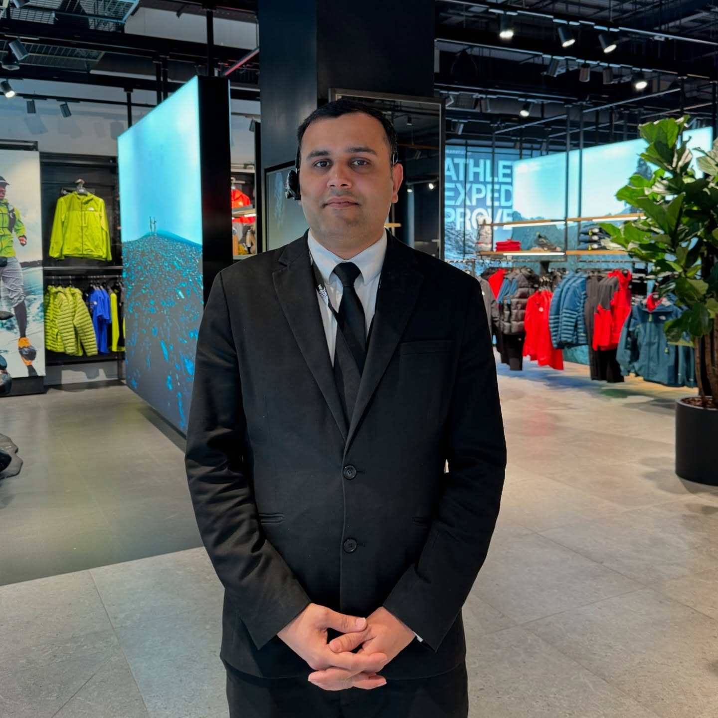 a retail security guard working in central london