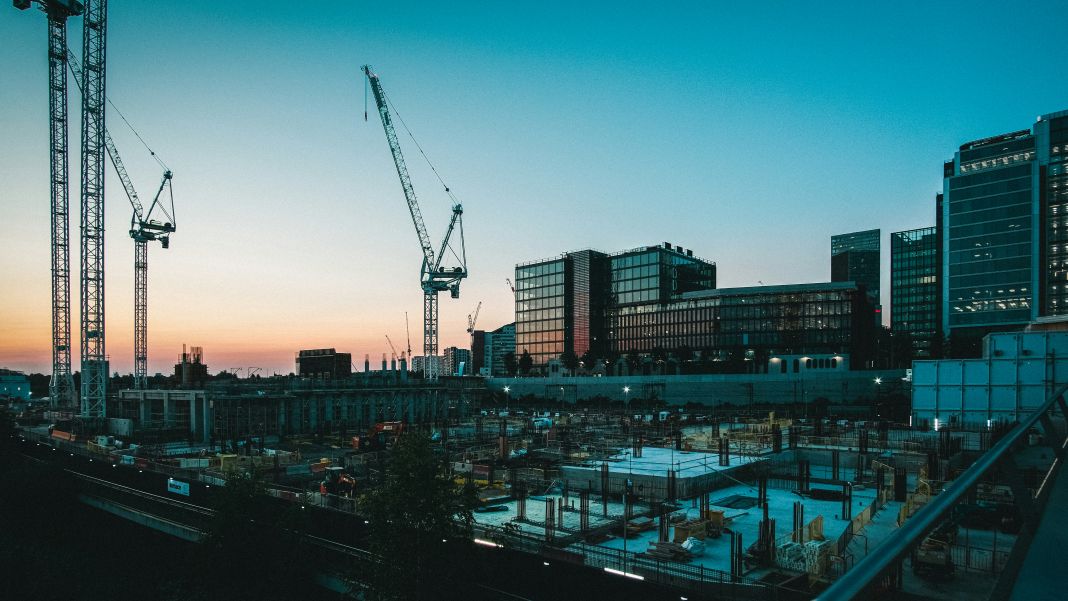 A photo from unsplash of a construction site