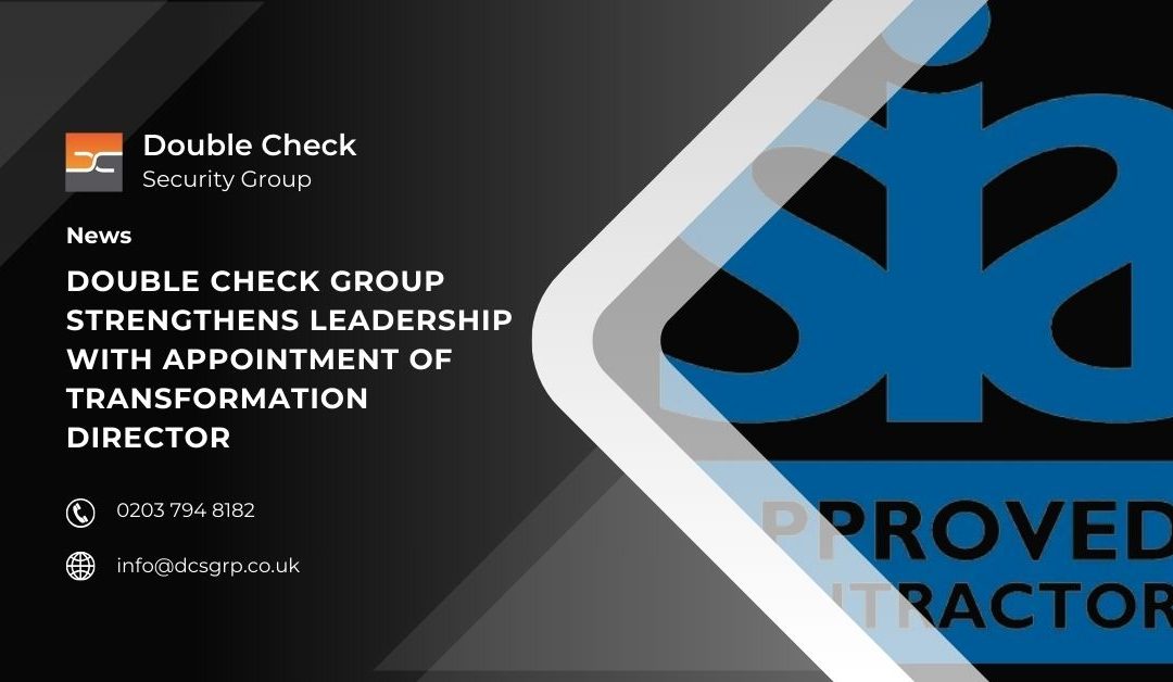 Double Check Appoints New Director to Lead Process and Growth