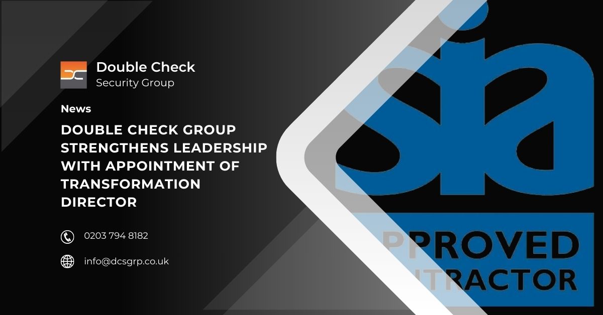 Double Check Group Strengthens Leadership with Appointment of Transformation Director - DCS Group News
