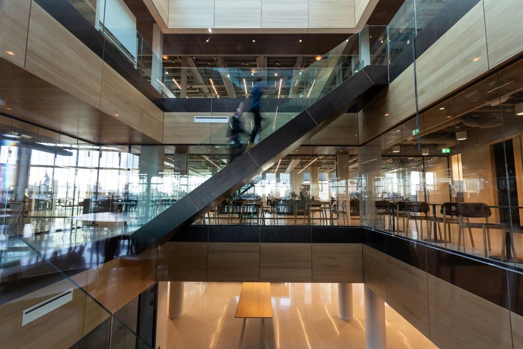 a photo of a commercial building run by facilities