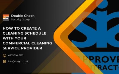 How to Create a Cleaning Schedule with Your Commercial Cleaning Service Provider