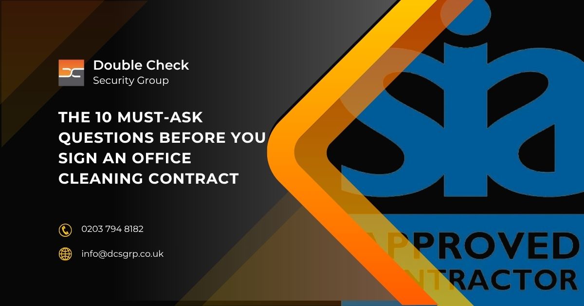 The 10 Must‑Ask Questions Before You Sign an Office Cleaning Contract - DCS Group