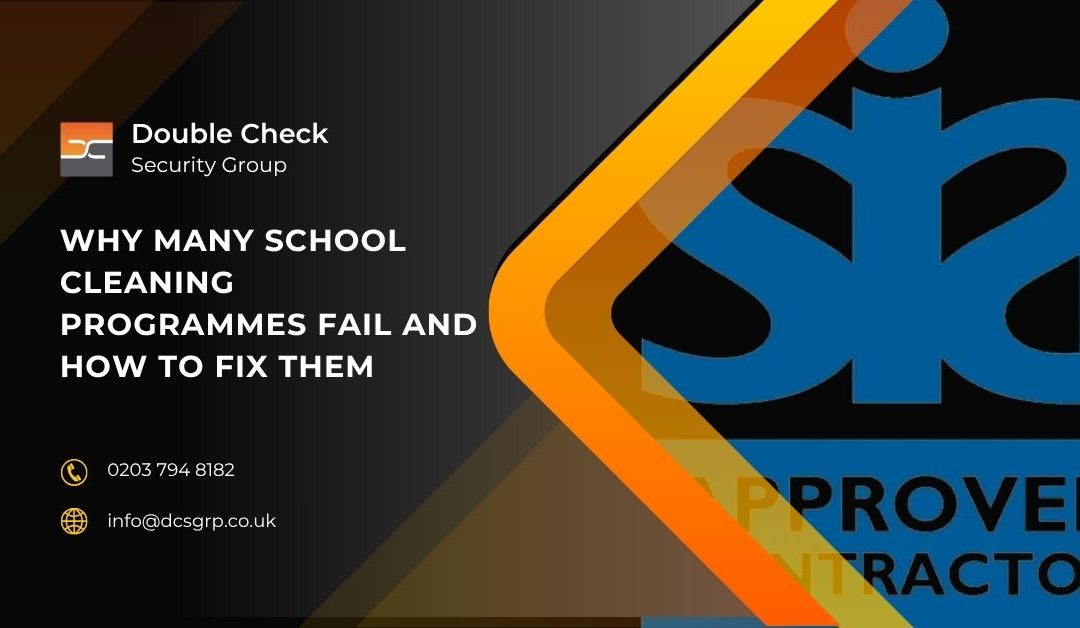 Why School Cleaning Programmes Can Fail and How to Fix Them