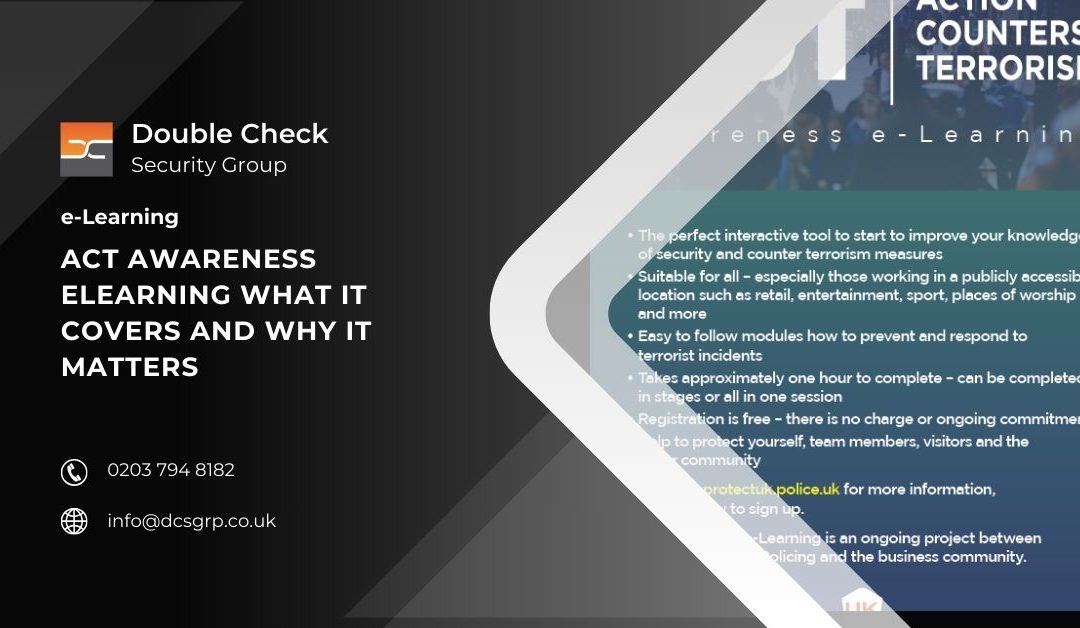 ACT Awareness e-Learning