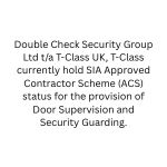 Double Check Security Group Ltd ta T-Class UK