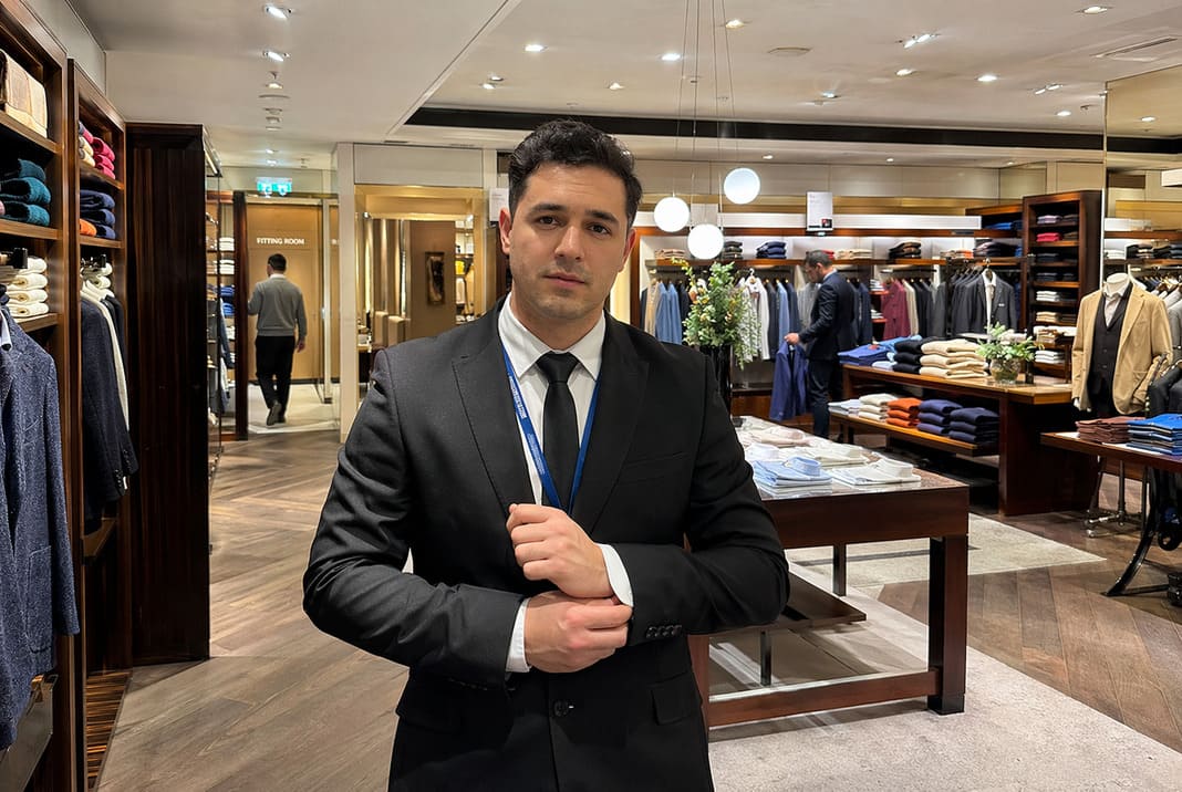 Luxury Retail Security Services In A High End Menswear Store – sample image