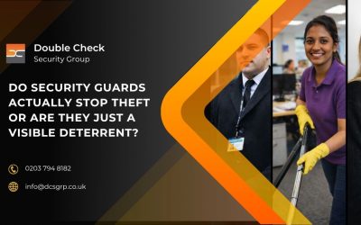 Do security guards actually stop theft or are they just a visible deterrent?