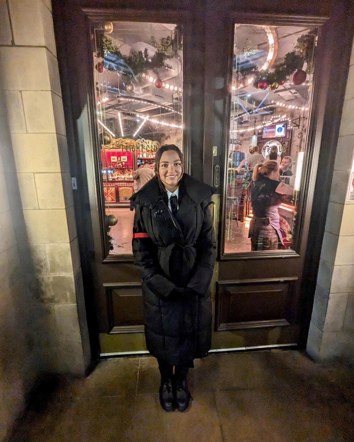 Professional SIA licensed door supervisor ensuring safe venue access with welcoming customer service always.