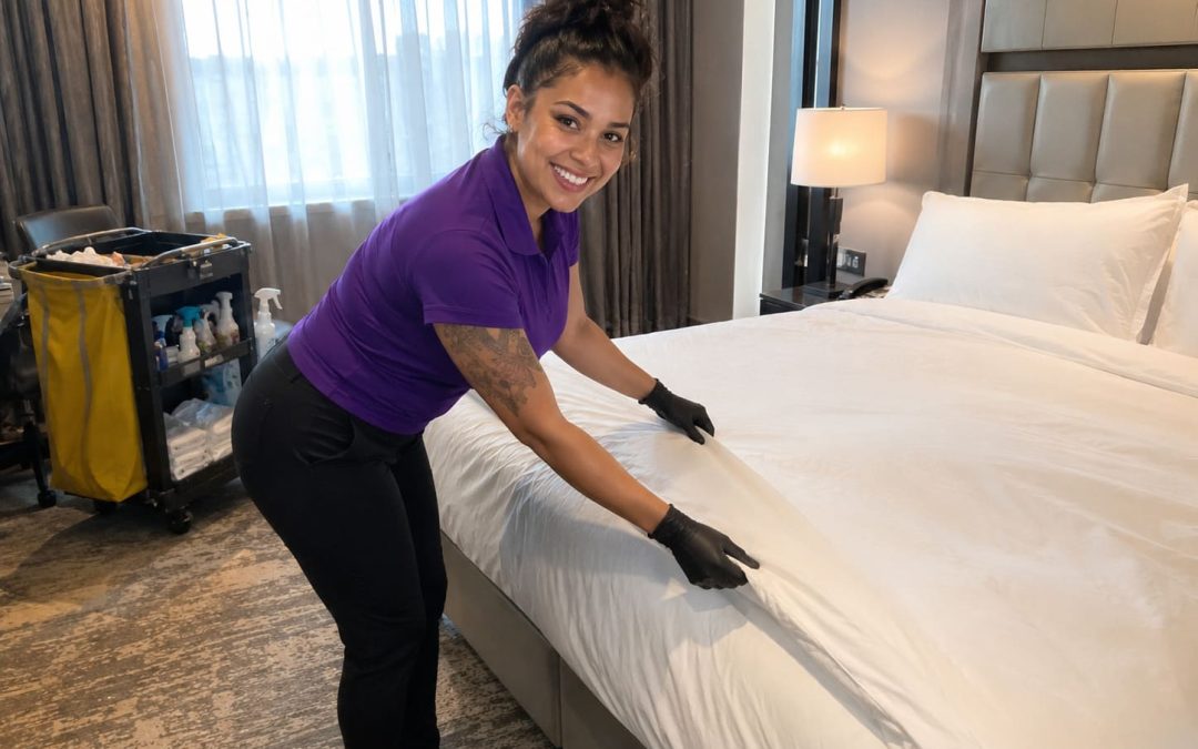 What should a cleaning contract for a hotel or hospitality venue actually cover?