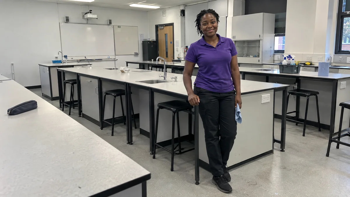 educational cleaning science classroom - Illustrative Image