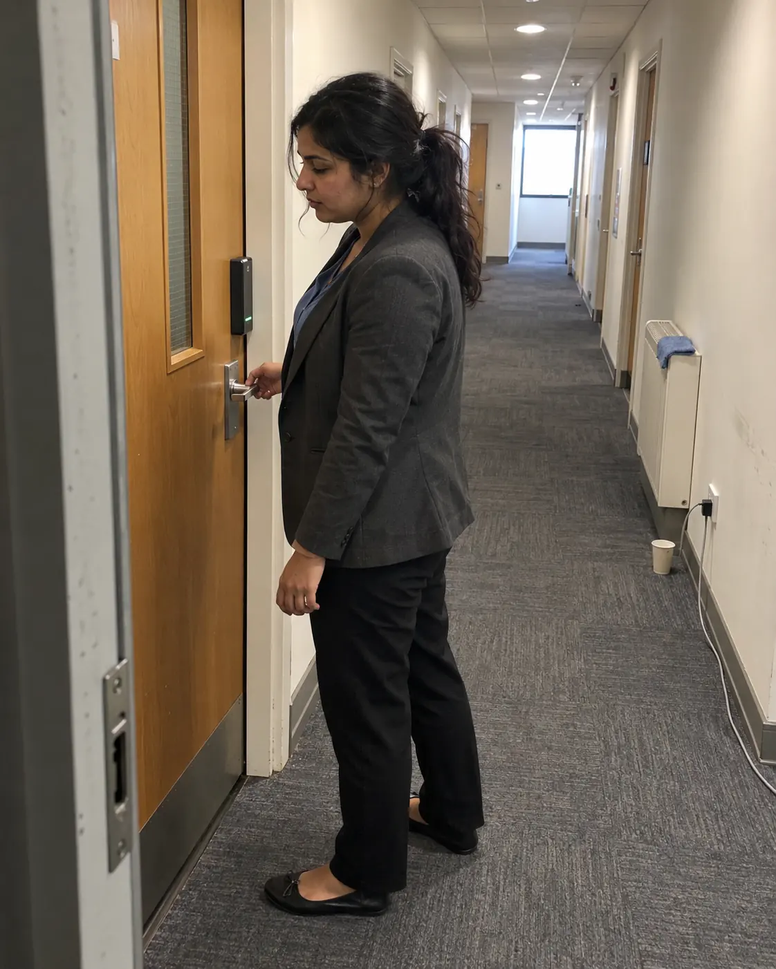 Physical Penetration Testing Office Door Access Attempt - Illustrative Image