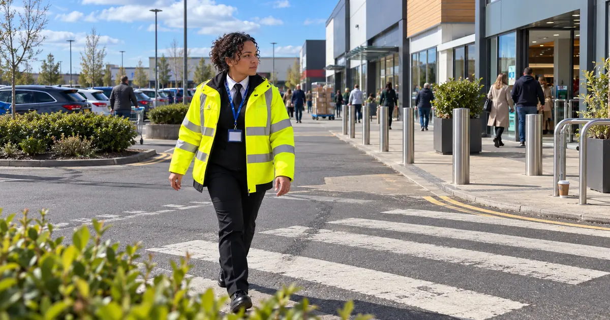 Retail Park Security Patrol - Illustrative Image