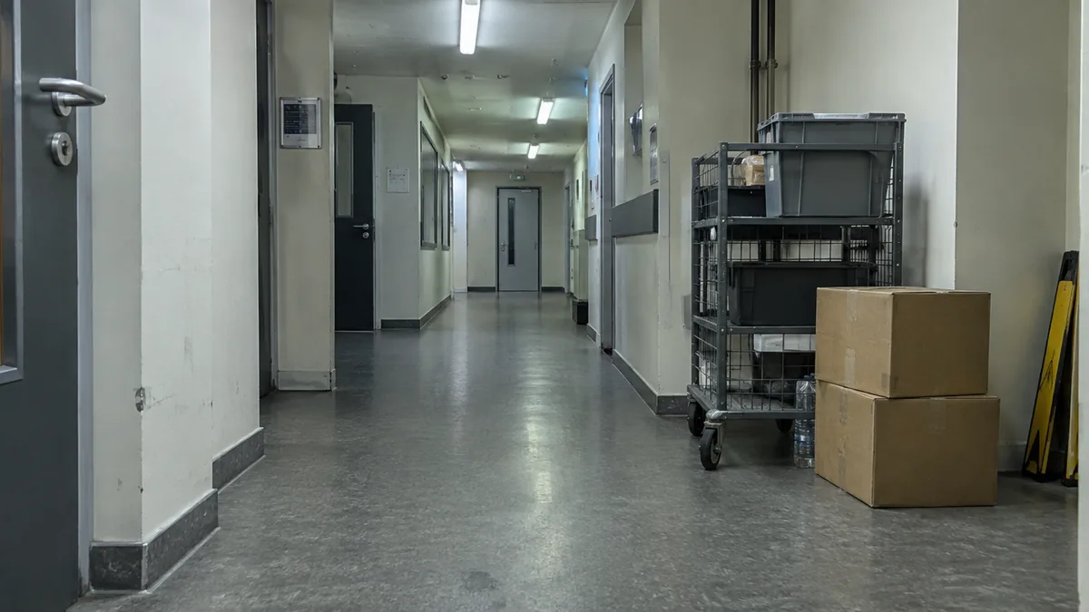 Facilities management building corridor - Illustrative Image Facilities management building corridor - Illustrative Image